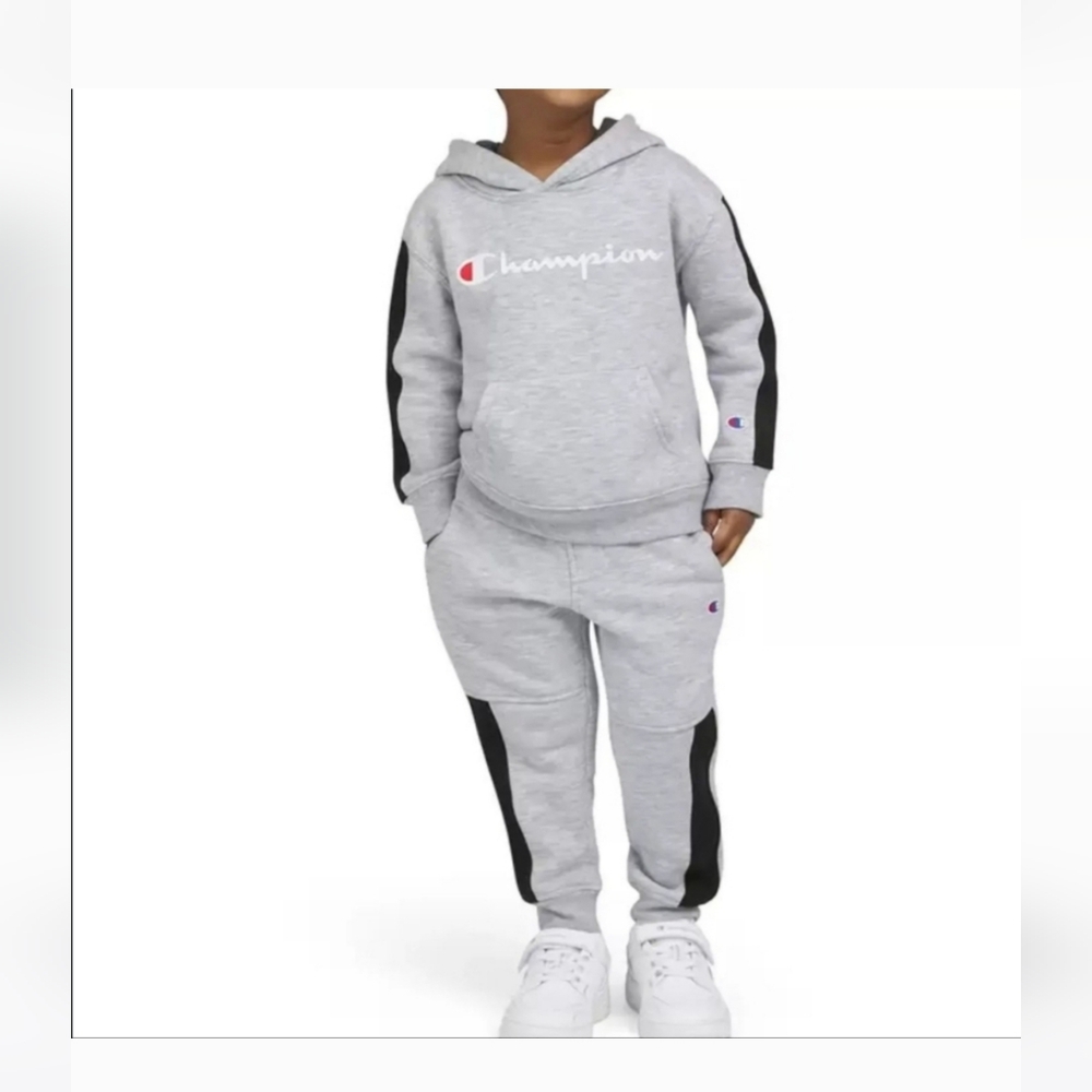 NWT Champion Boy's 2 Piece Hoodie & Jogger Pants Set 2T